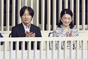 Aichi-Nagoya Asian Games: Crown prince watches water polo match
