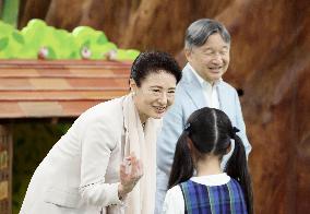 Emperor, empress visit Ghibli Park