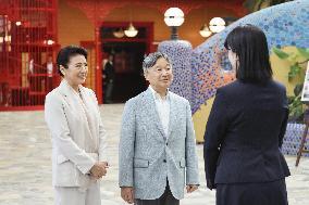 Emperor, empress visit Ghibli Park