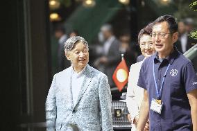 Emperor, empress visit Ghibli Park