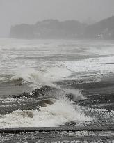 Typhoon in eastern Japan