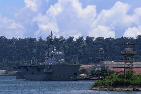 MSDF destroyer visits Philippine port