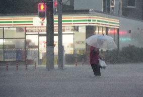 Typhoon in eastern Japan