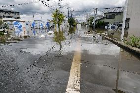Aftermath of Typhoon Dujuan