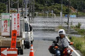 Aftermath of Typhoon Dujuan