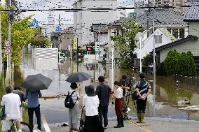 Aftermath of Typhoon Dujuan