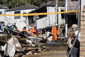 Aftermath of Typhoon Dujuan