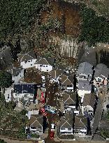 Aftermath of Typhoon Dujuan