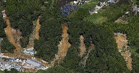 Aftermath of Typhoon Dujuan