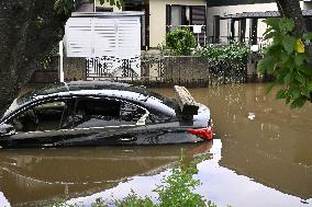 Aftermath of Typhoon Dujuan