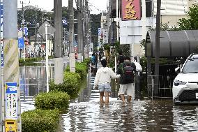 Aftermath of Typhoon Dujuan