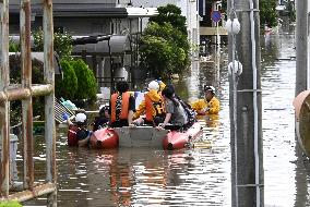 Aftermath of Typhoon Dujuan