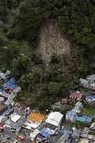 Aftermath of Typhoon Dujuan