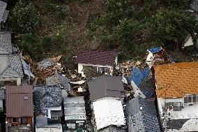 Aftermath of Typhoon Dujuan