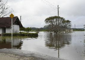 Aftermath of Typhoon Dujuan