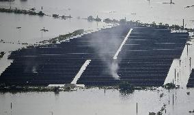 Aftermath of Typhoon Dujuan