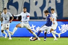 Football: Japan vs. Uruguay