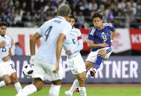 Football: Japan vs. Uruguay