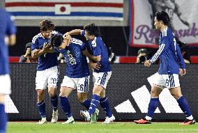 Football: Japan vs. Uruguay