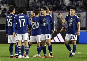 Football: Japan vs. Uruguay