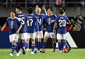 Football: Japan vs. Uruguay